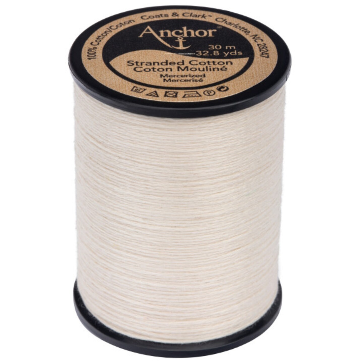 Anchor 6-Strand Embroidery Floss Spool 32.8Yd-Ecru Very Light
