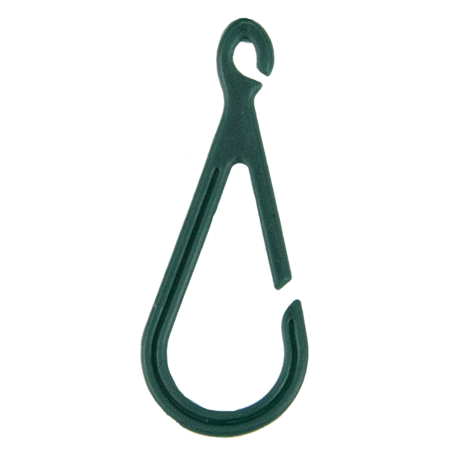 Northlight Outdoor Christmas Ornament Hanger Hooks - 1.75" - Forest Green - Club Pack of 48