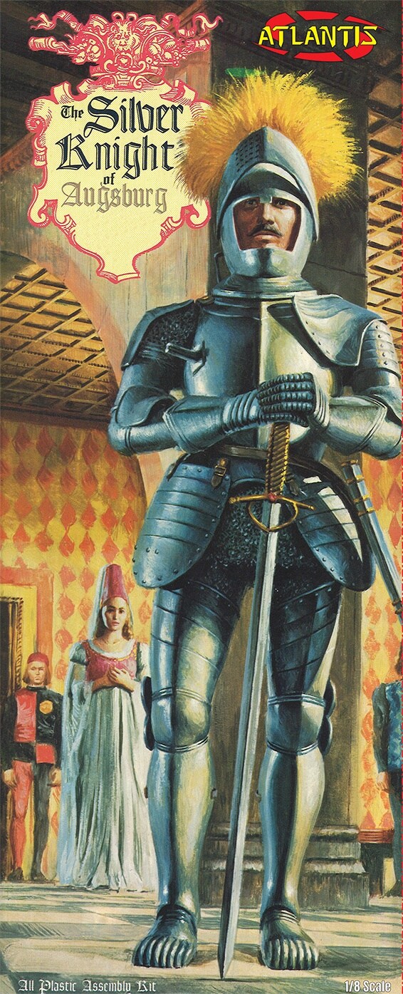 Atlantis Plastic Model Kit-Silver Knight Of Augsburg