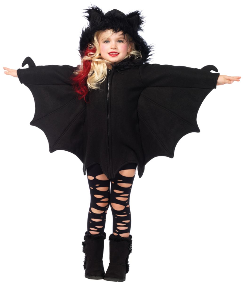 The Costume Center Black Bat Cozy Unisex Child Halloween Costume - Large