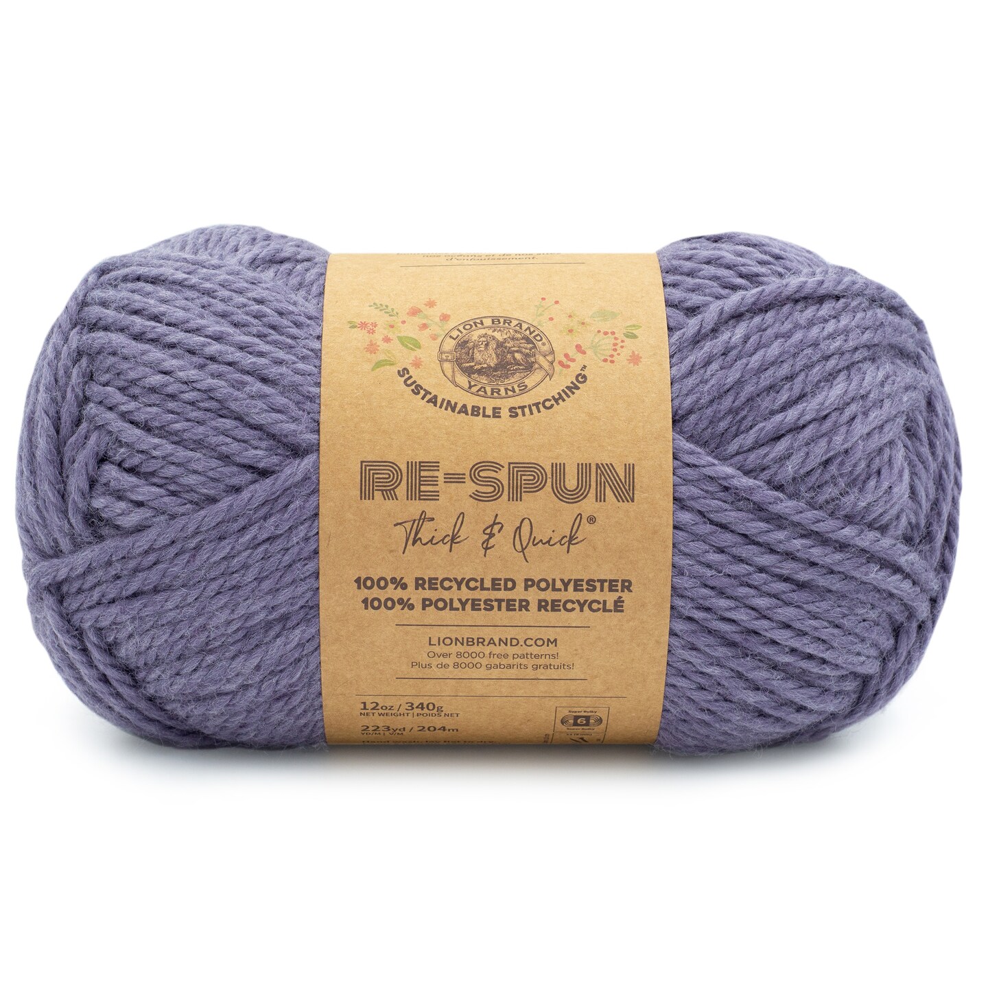 Lion Brand Re-Spun Thick & Quick Yarn-Acai | Michaels