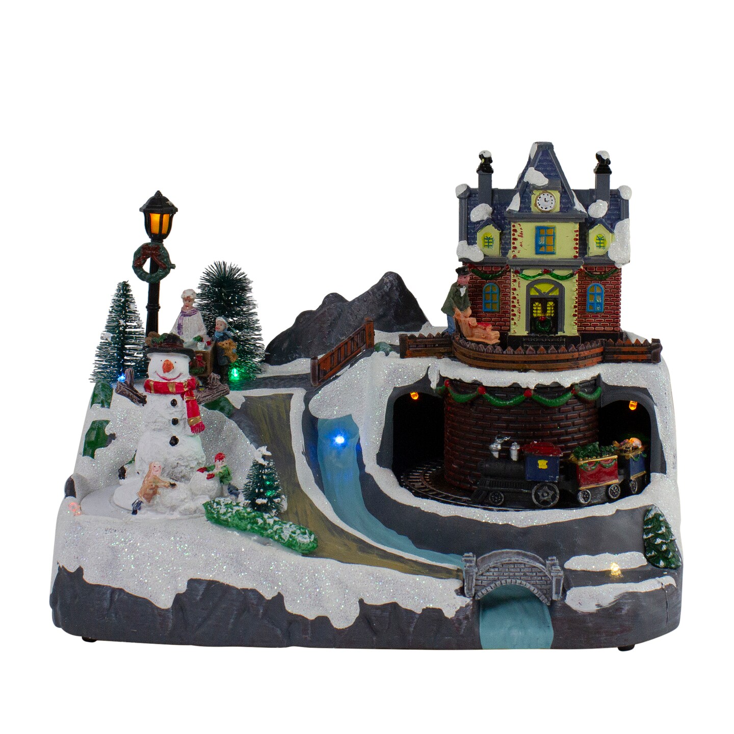 Northlight LED Lighted Animated Train Christmas Village - 10"