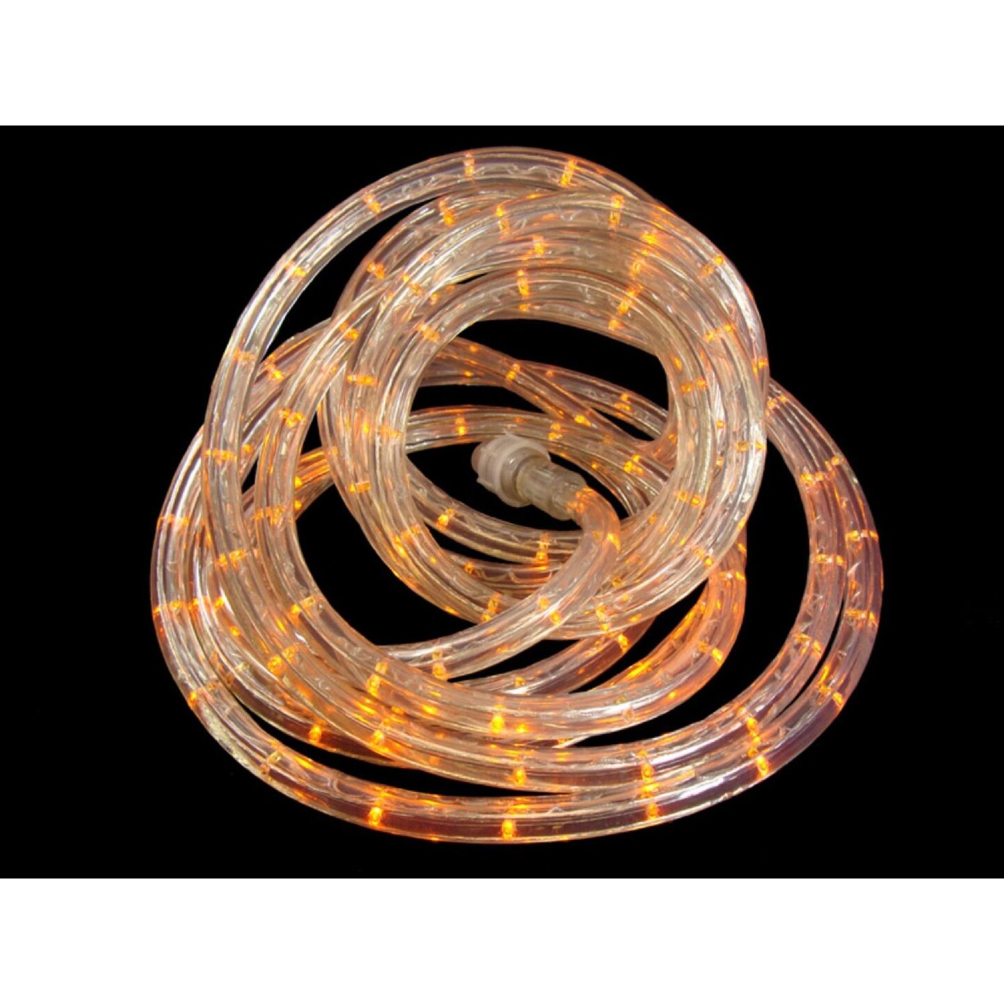 Hofert Transparent LED Christmas Rope Lights - Orange Lights - 18 ...