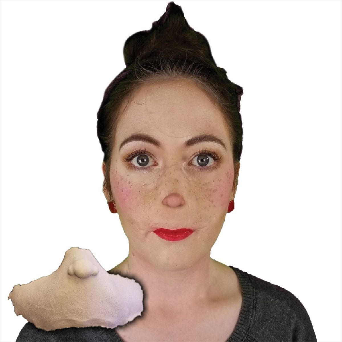 The Costume Center Fleshy Brown Nose Prosthetic Unisex Adult Costume Accessory