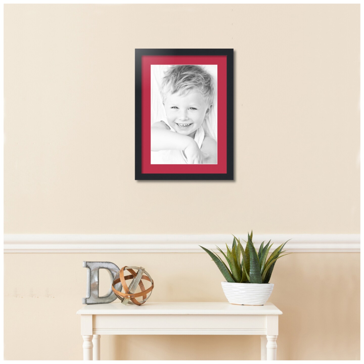ArtToFrames 16x22&#x22; Matted Picture Frame with 12x18&#x22; Single Mat Photo Opening Framed in 1.25&#x22; Black and 2&#x22; Mat (FWM-3926-16x22)