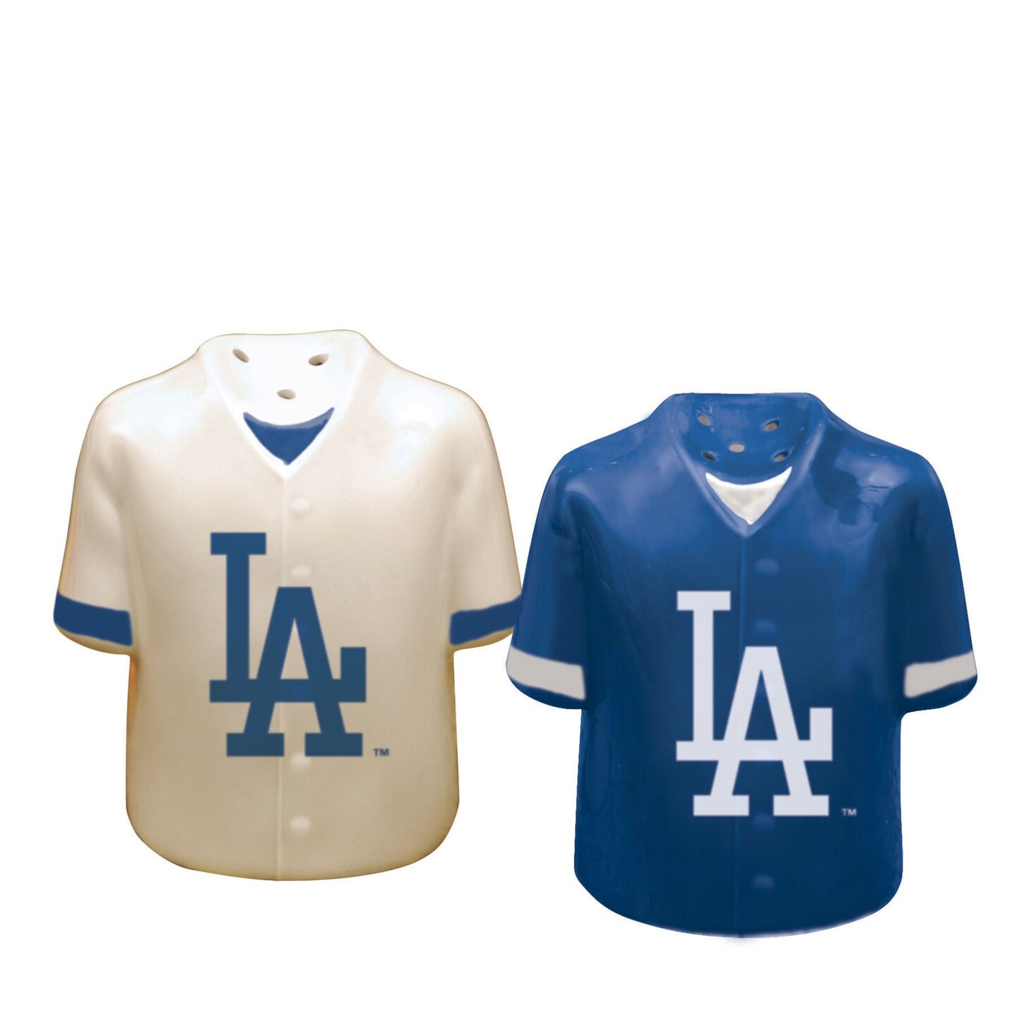 The Memory Company 2pc White MLB Los Angeles Dodgers Salt and
