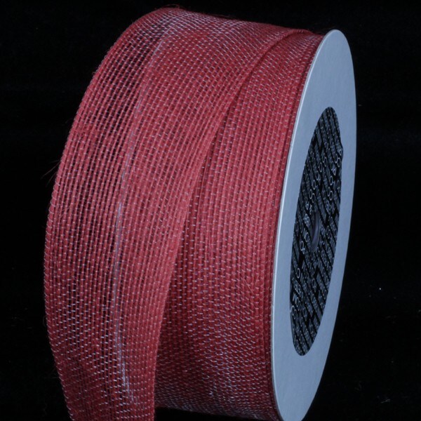 The Ribbon People Terra Cotta Red Woven Edge Craft Ribbon 2&#x22; x 27 Yards