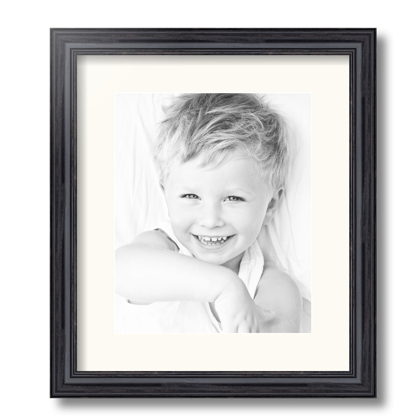 ArtToFrames 12.5x15" Matted Picture Frame with 8.5x11" Single Mat Photo Opening Framed in 1.25" Black and 2" Mat (FWM-4083-12.5x15)