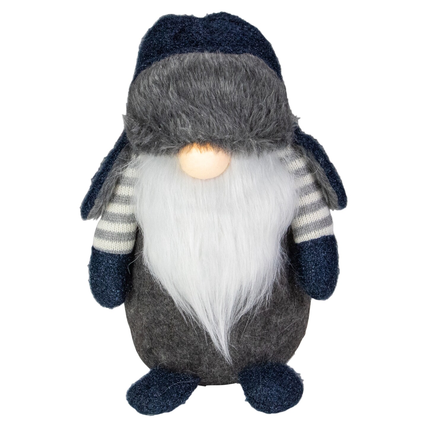 Northlight LED Lighted Standing Gnome Christmas Figure - 12.5" - Blue and Gray