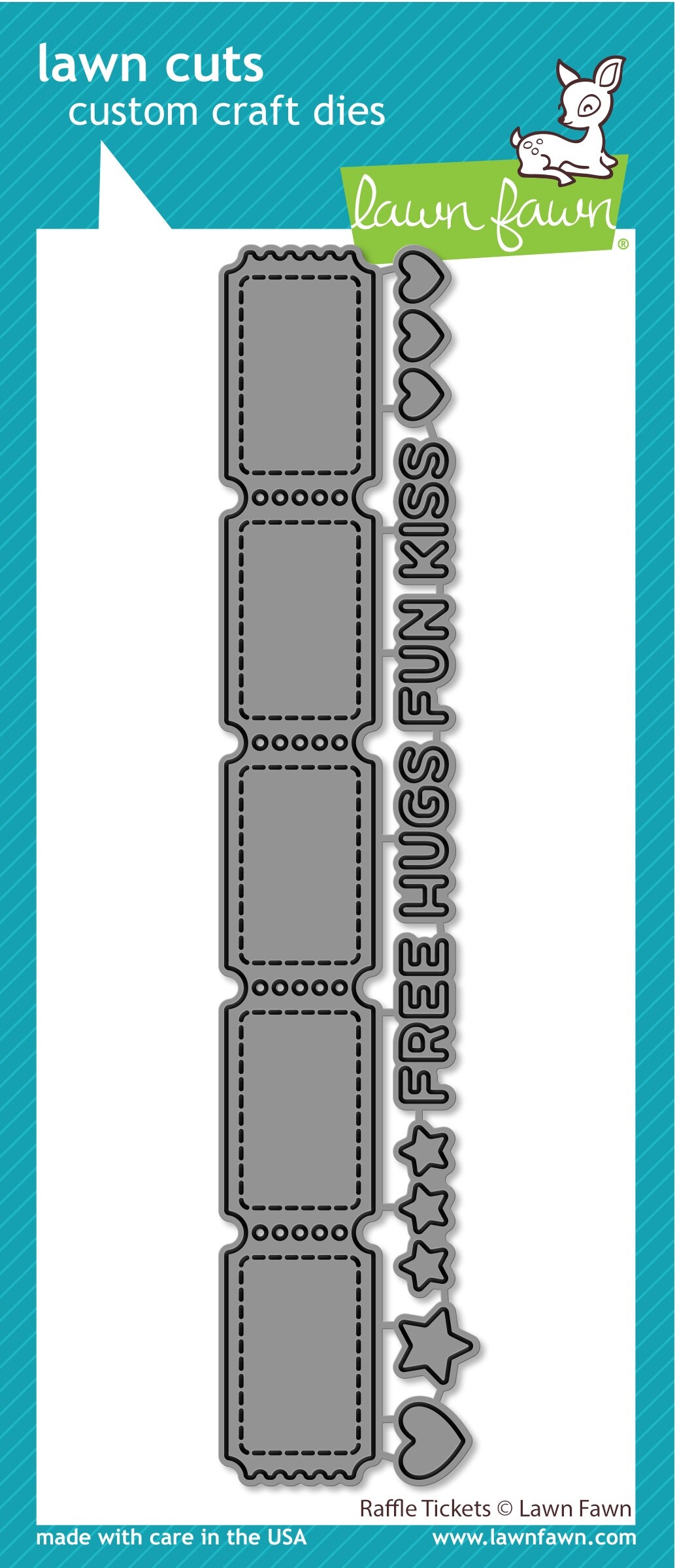 Lawn Cuts Custom Craft Die-Raffle Tickets