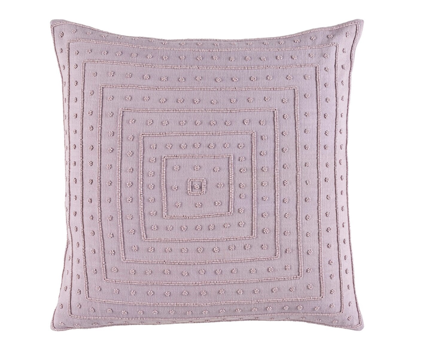 Tiwari Home 22" Lavender Contemporary Woven Square Throw Pillow