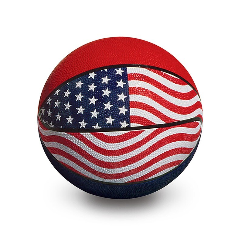 Swim Central 9&#x22; Red, White and Blue Official USA/WBA Competition Basketball