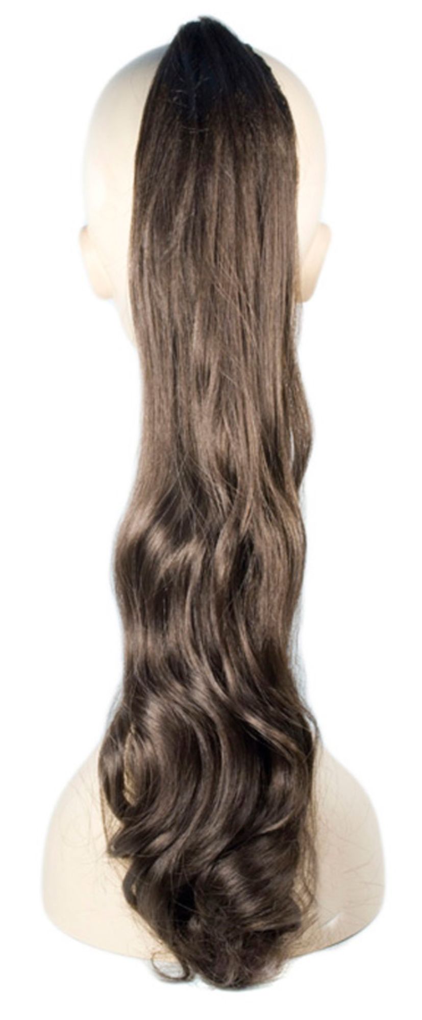 The Costume Center Brown and Gray Straight Ponytail Women Adult Halloween Wig Costume Accessory - One Size