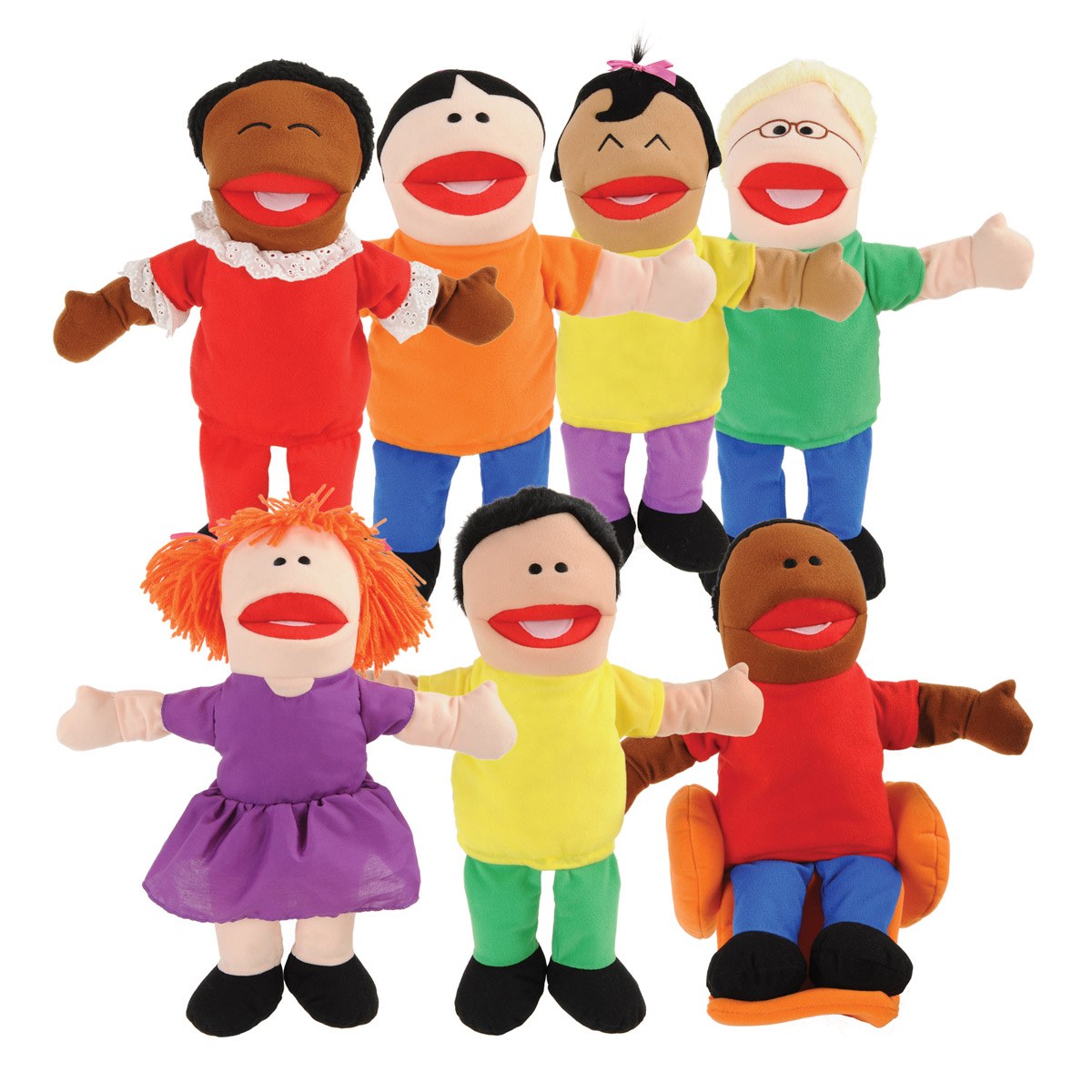 Kaplan Early Learning Company Kaplan Kids Puppets - Set of 7