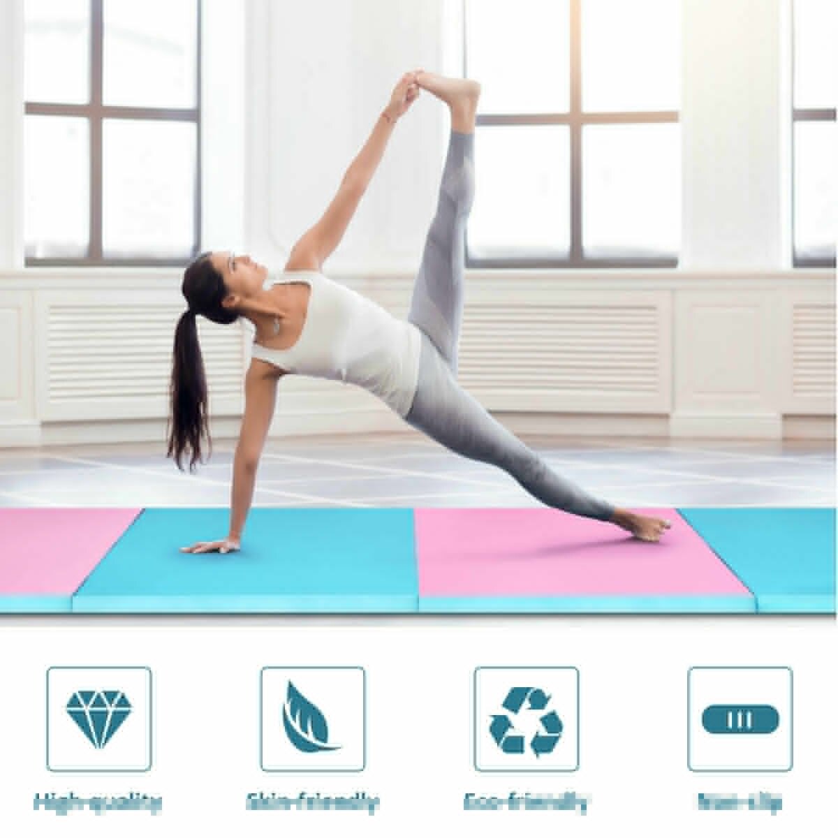 Folding Gymnastics Tumbling Gym Mat