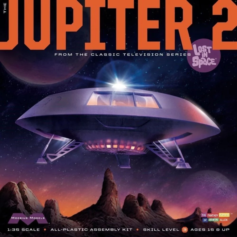 Moebius  1/25 Jupiter 2 Lost In Space Plastic Model