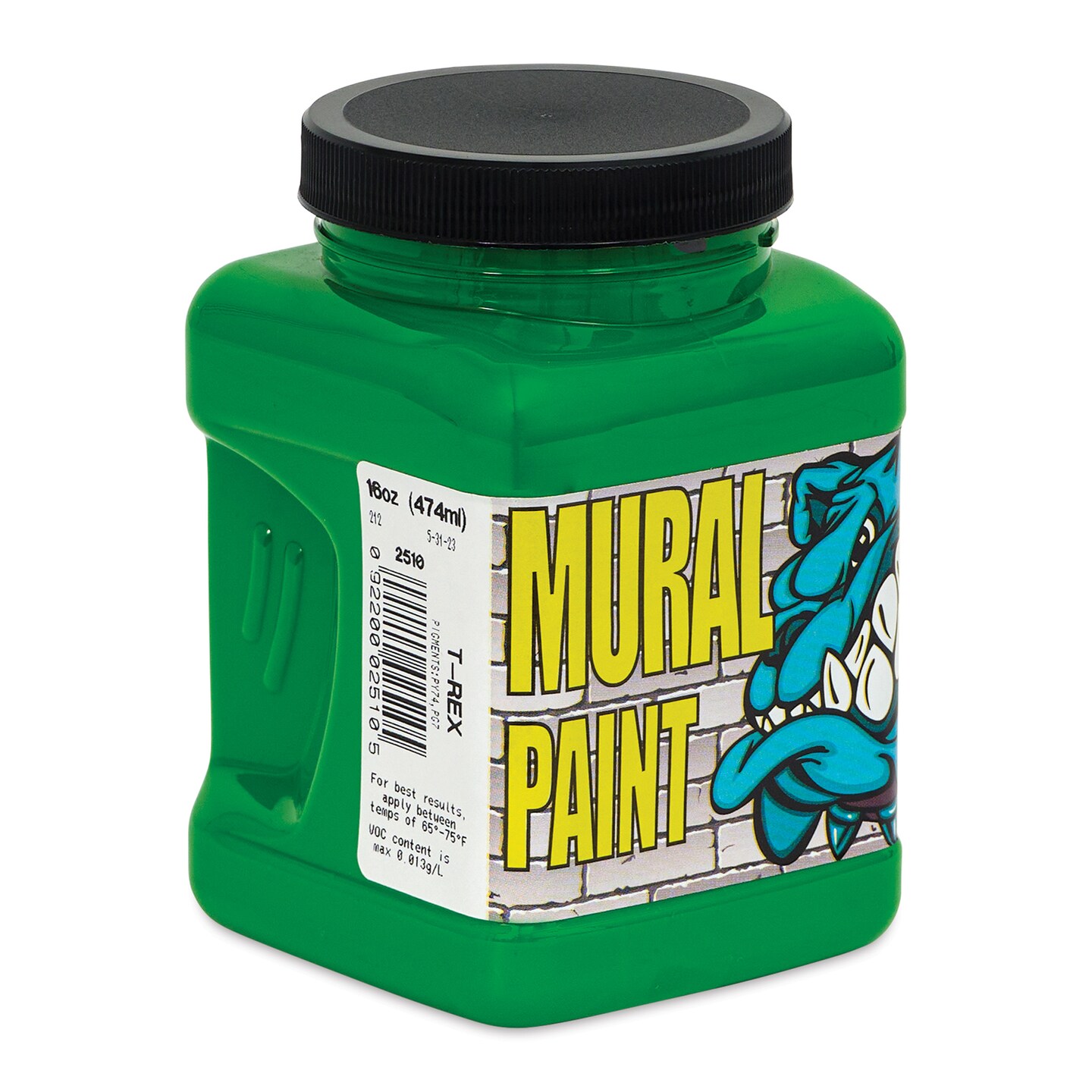 Chroma Acrylic Mural Paint - T-Rex, 16 oz Jar
