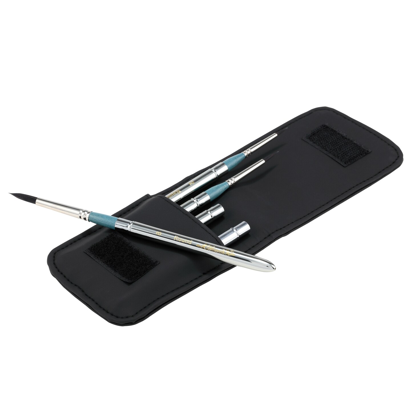 Mimik Professional Watercolor Brushes -Assorted - Synthetic Squirrel Hair - Natural Bristle Artist Brushes for Watercolors, Gouache & Acrylics - Imitates Natural Squirrel and Sable Hair