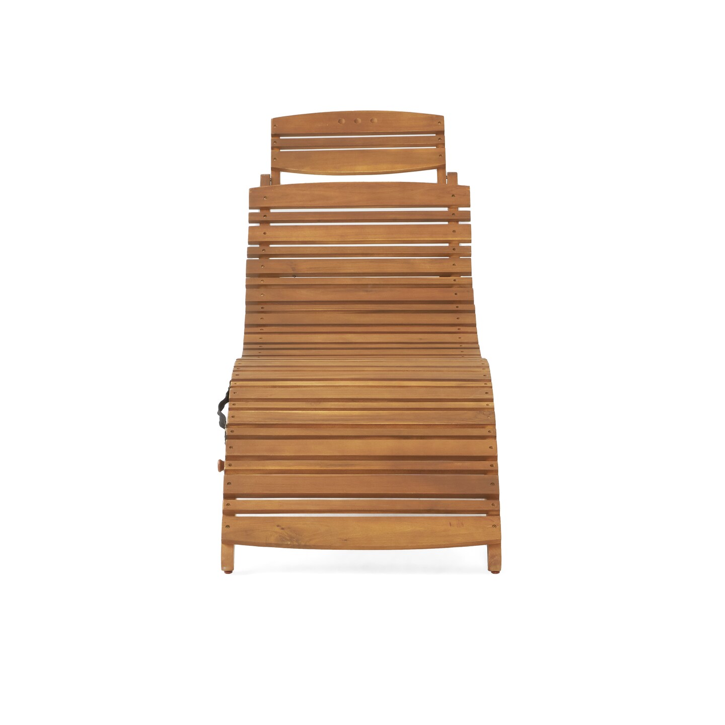 Contemporary Home Living 72.75&#x22; Brown Solid Contemporary Outdoor Chaise Lounge Chair