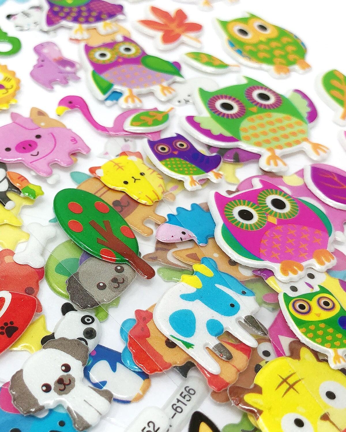 Wrapables 3D Puffy Stickers for Scrapbooking, (10 Sheets) Dinos