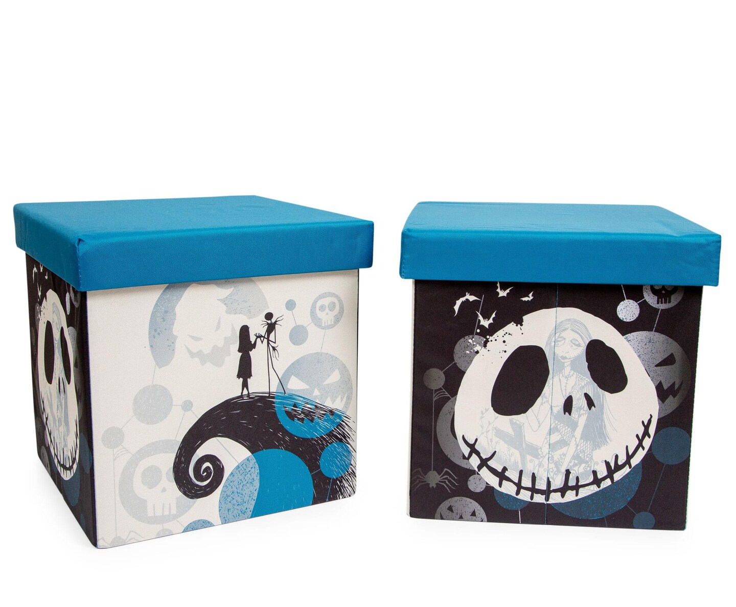 Disney The Nightmare Before Christmas Jack &#x26; Sally Storage Bins | Set of 2