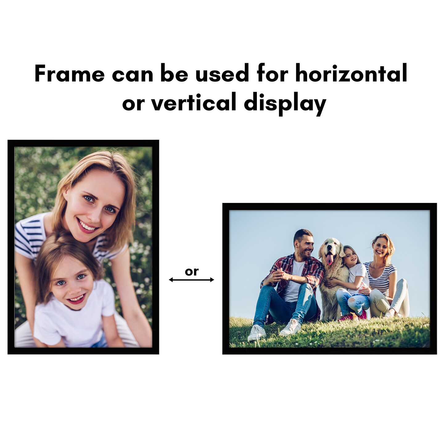 Americanflat 5 Pack of Picture Frames - Plexiglass Cover