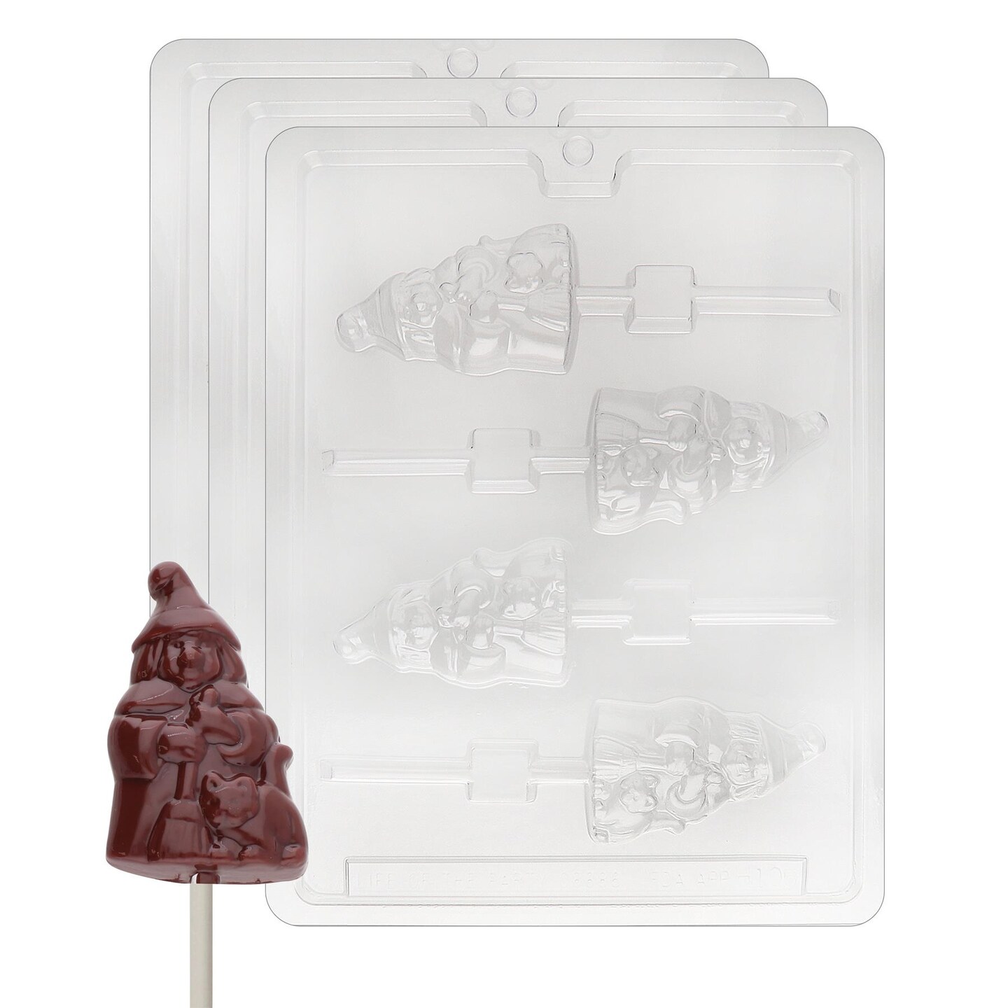 Chocolate Mold Cute Witch Lolly