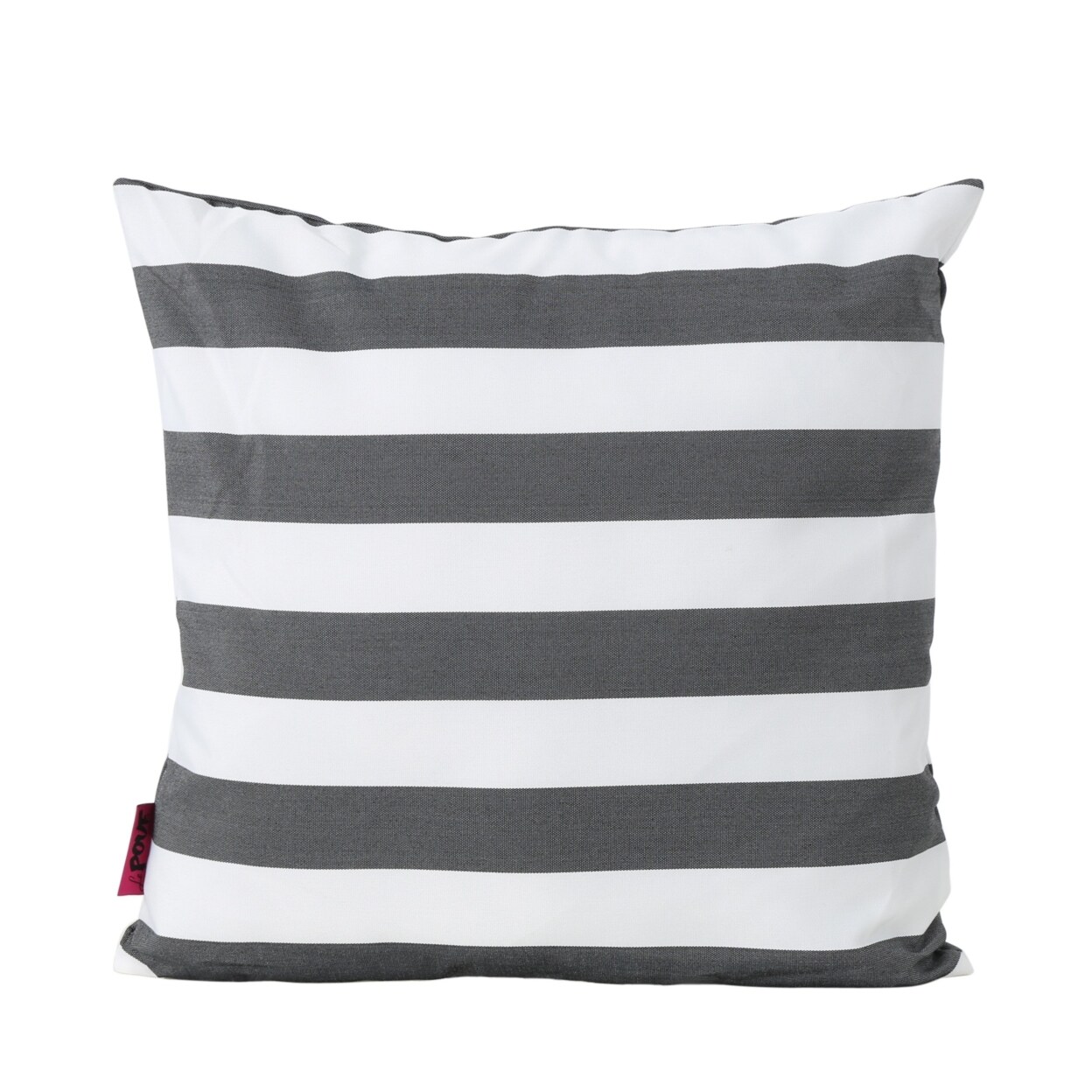 GDFStudio La Mesa Indoor Striped Water Resistant Square Throw Pillow
