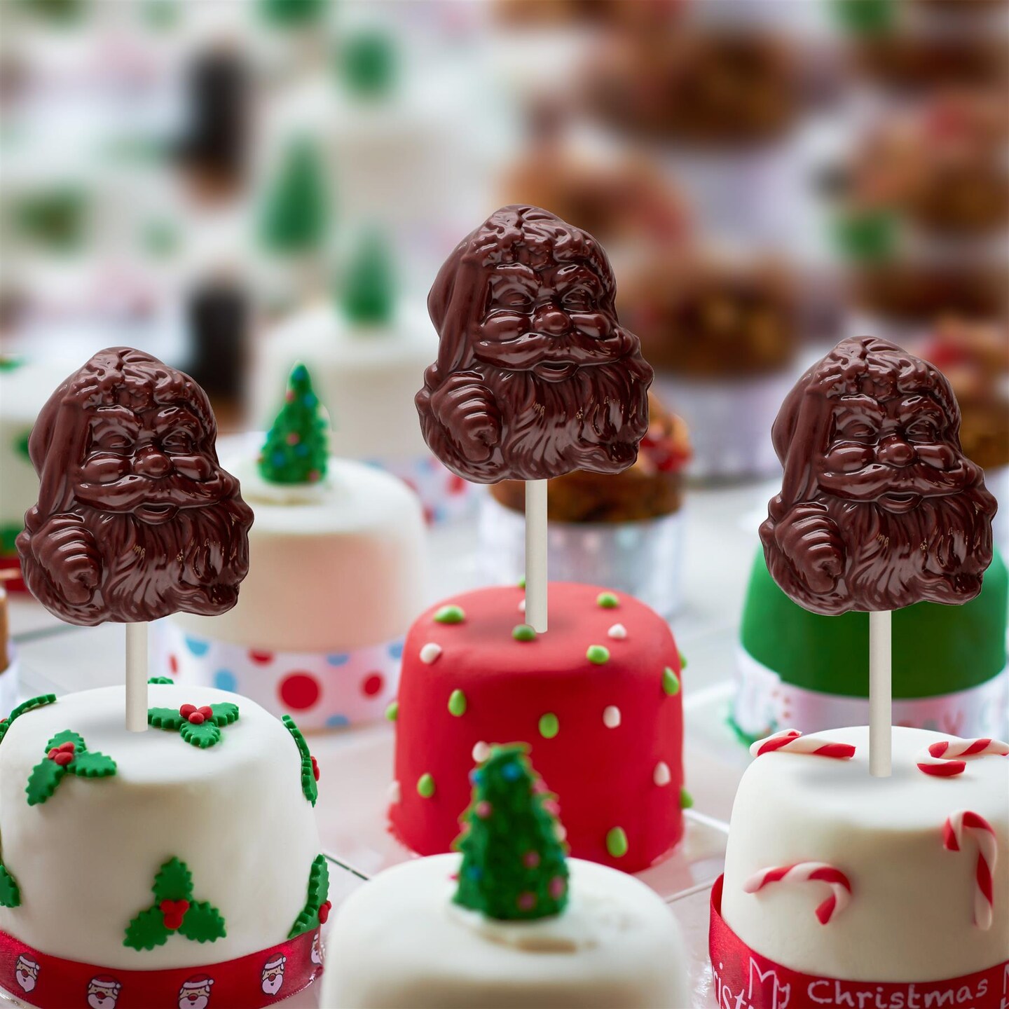 Chocolate Mold Large Santa Pop