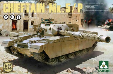 Takom 1/35 TAK2027 - 1/35 Takom British Chieftain Mk 5/P Main Battle Tank (2 in 1) Plastic Model