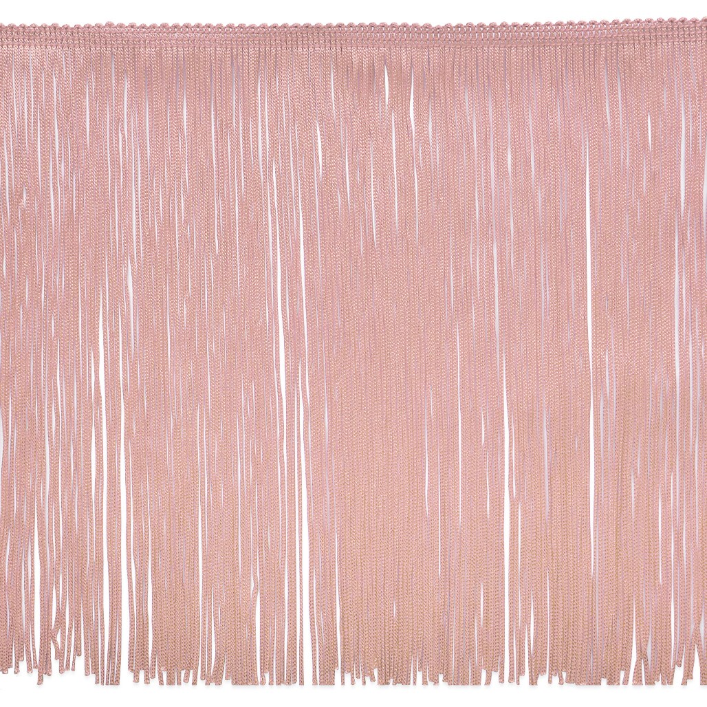 12&#x22; Chainette Fringe Trim, Polyester, Decorative, Versatile for Costumes