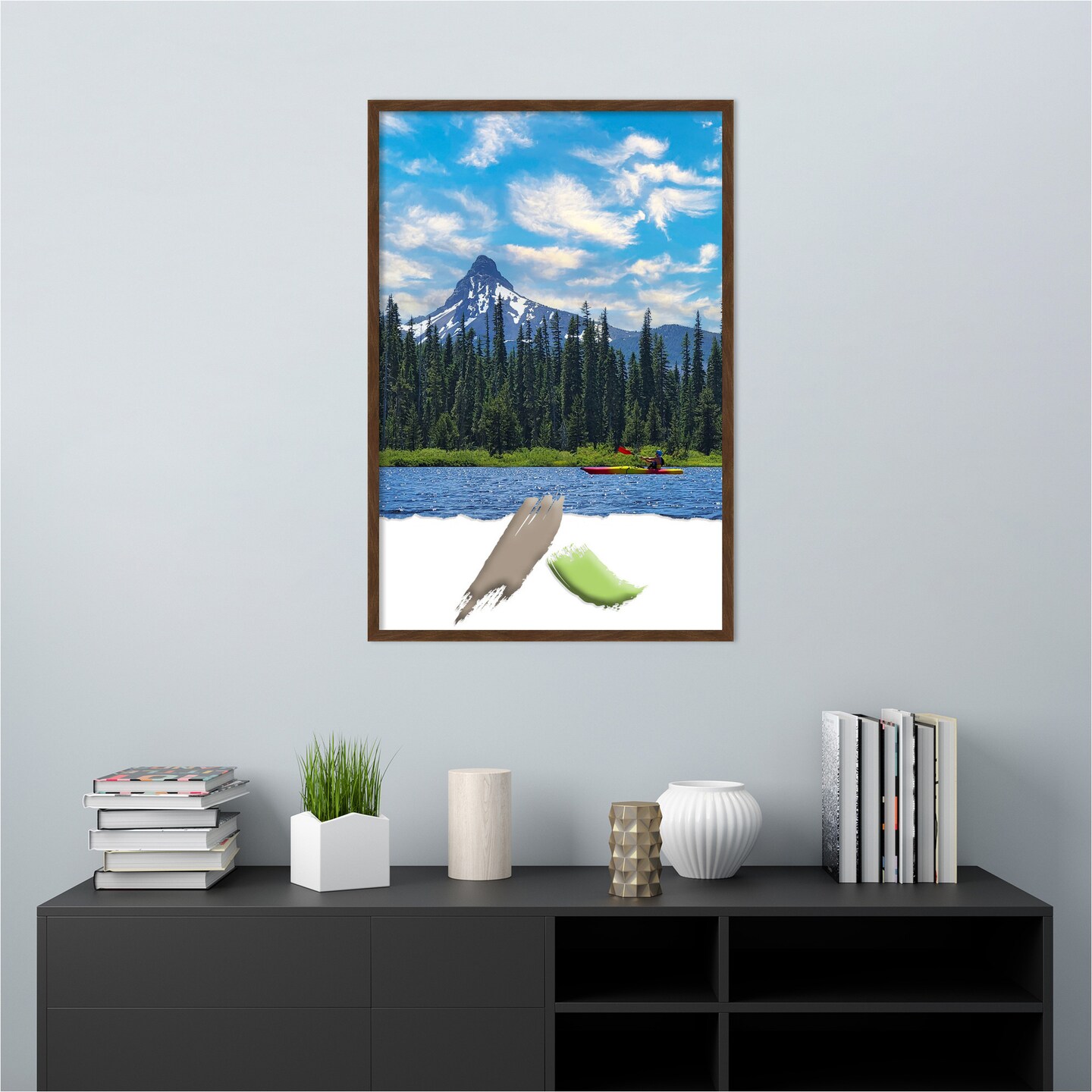 Carlisle Narrow Wood Picture Frame, Photo Frame, Art Frame