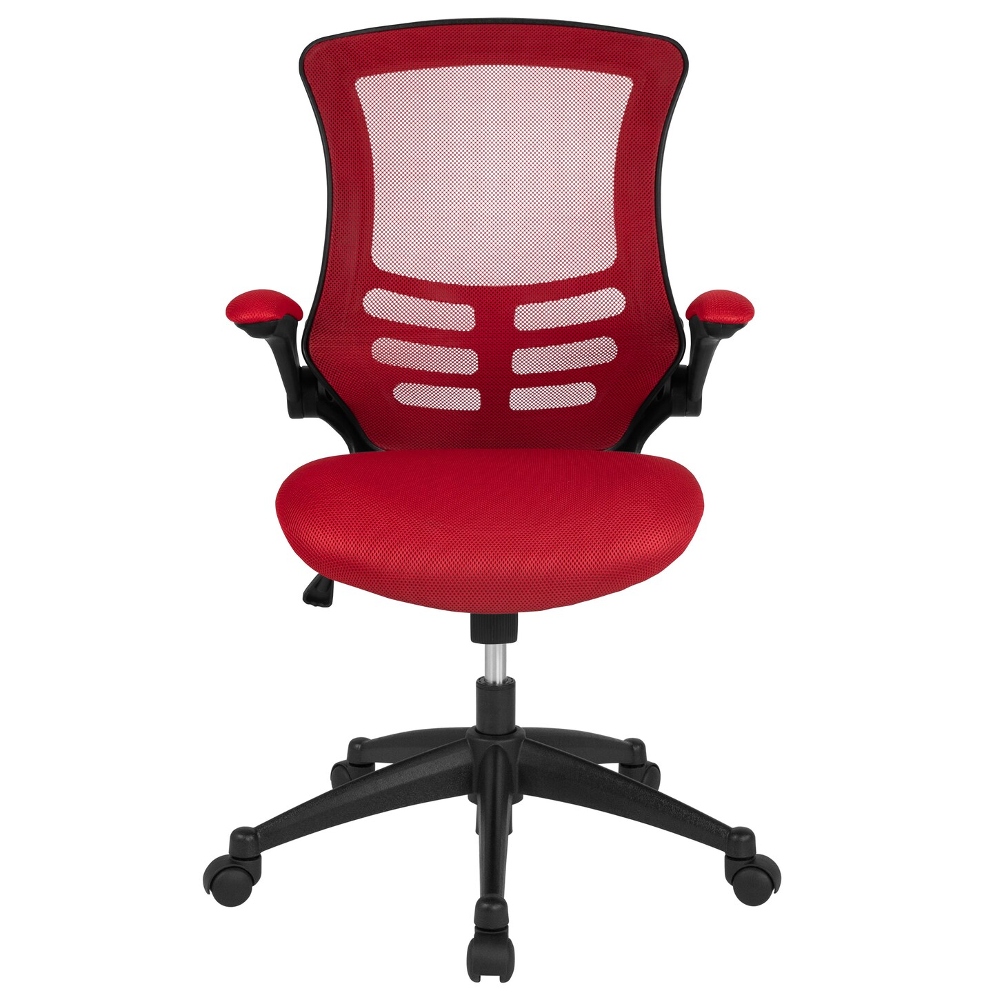 Emma and Oliver Mid-Back Mesh Swivel Ergonomic Task Office Chair with Flip-Up Arms