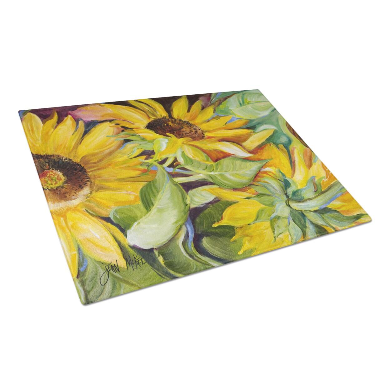 Sunflower Glass Cutting Board