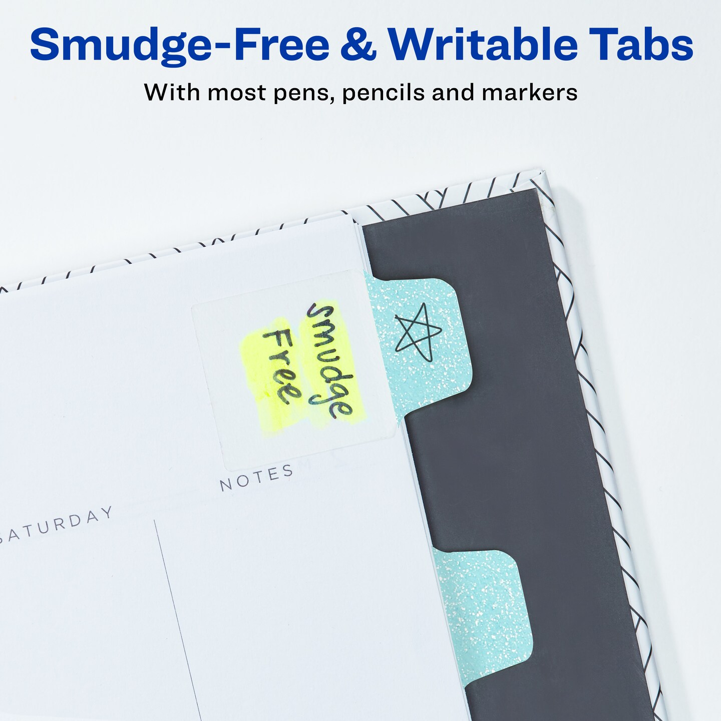 Avery Mini Ultra Tabs, 1&#x22; x 1.5&#x22;, Pastel Sparkle Shimmer Designs, 64 Repositionable Sticky Tabs (2 Pack of 74149)