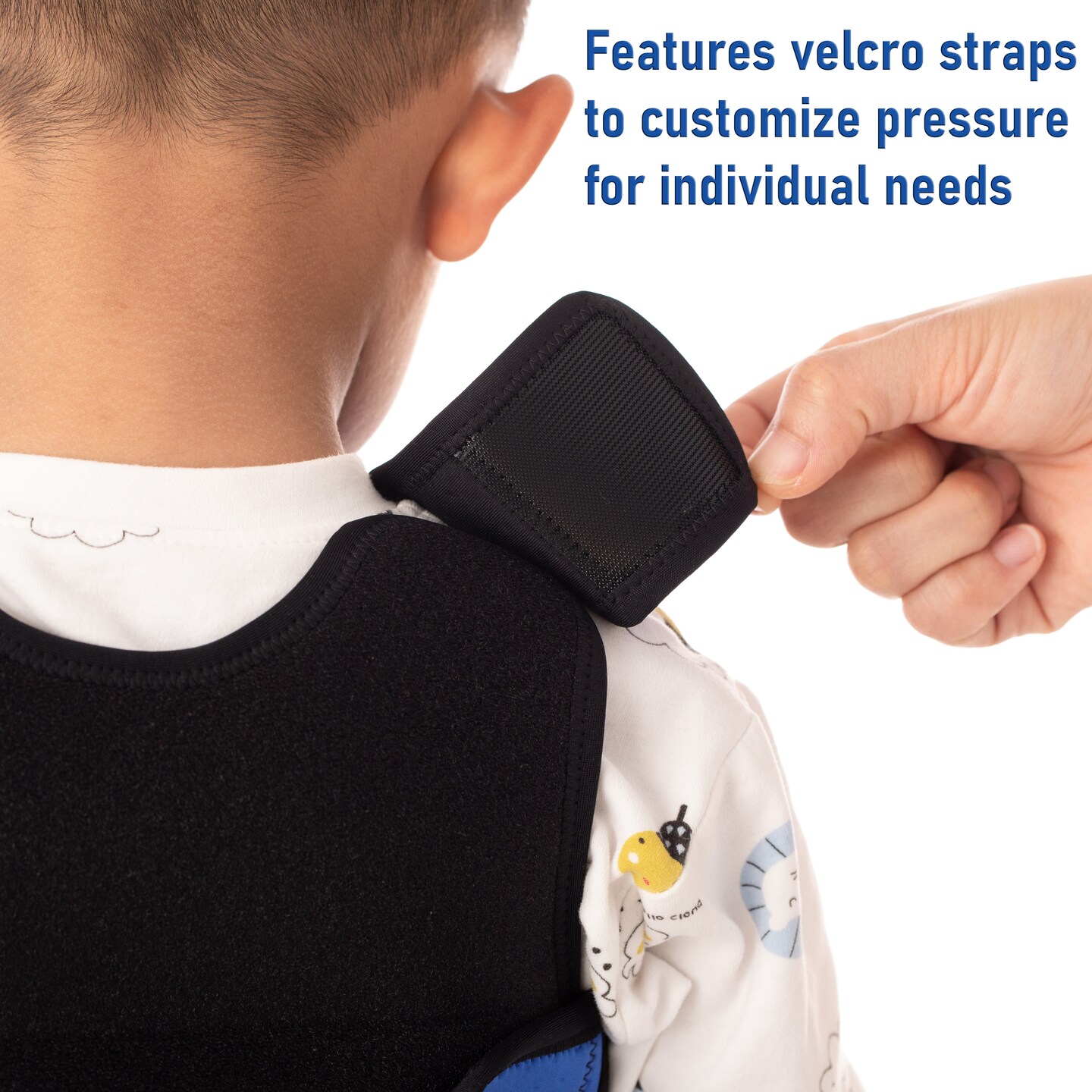 Weighted Sensory Compression Vest for Calming Deep Pressure Therapy and Sensory Integration in Autism, ADHD, and Special Needs Individuals