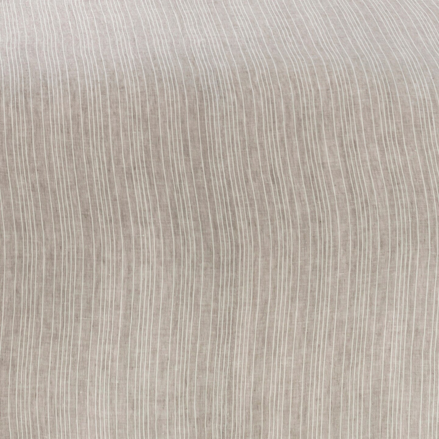 Tiwari Home 108&#x22; Ivory and Brown Rustic Striped Bedding Set - King Size