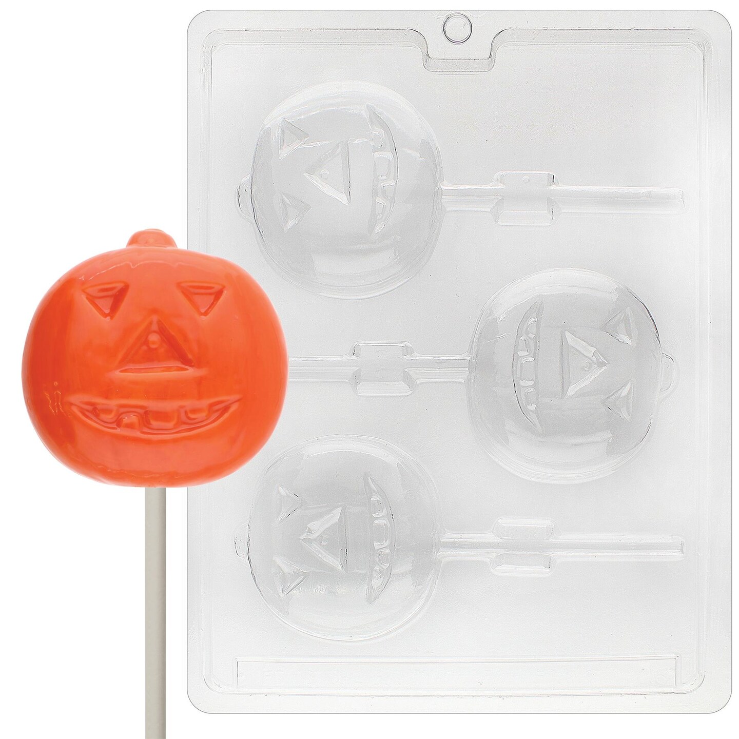 Jack O' Lantern Sucker Hard Candy Mold