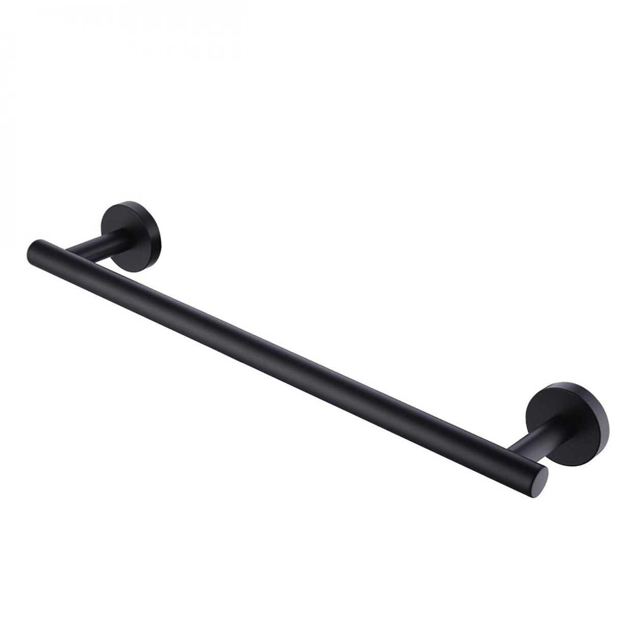 American Imaginations 28&#x22;W Round Stainless Steel Towel Bar In Black (Ai-34590)