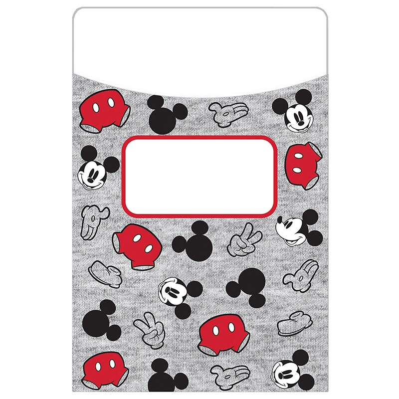 Mickey Mouse&#xAE; Throwback Library Pockets, Pack of 35
