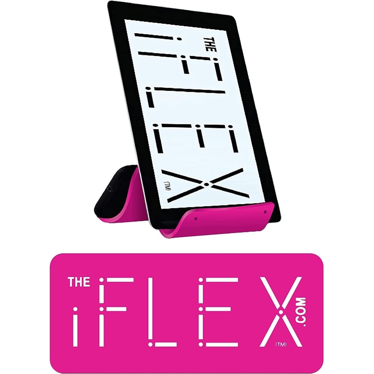 Iflex Tablet Cell Phone Flexible Stand Neon Pink Universal Mount Flexpink1