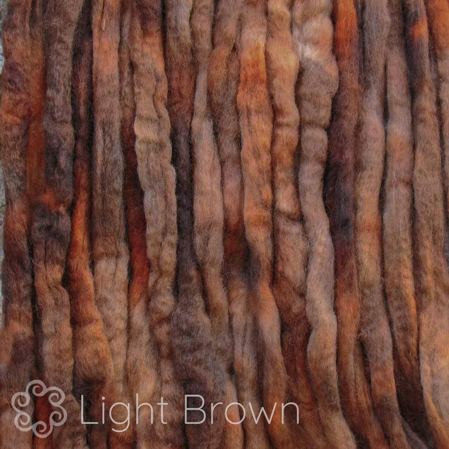 Hand Dyed BFL Wool Roving: Gorgeous tonal colorways for easy needle felting, hand spinning or weaving. Choose 1oz or 4oz