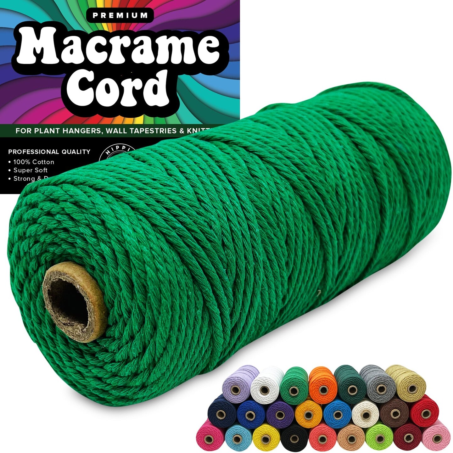3mm Macrame Cord 3mm Thick Cords for Macrame Yarn 100% Cotton Colored Macrame Rope Cord Natural Craft Cord String Yarn Supplies 325 Feet 3 mm Cotton Macrame Cord Thin Macrame Supplies