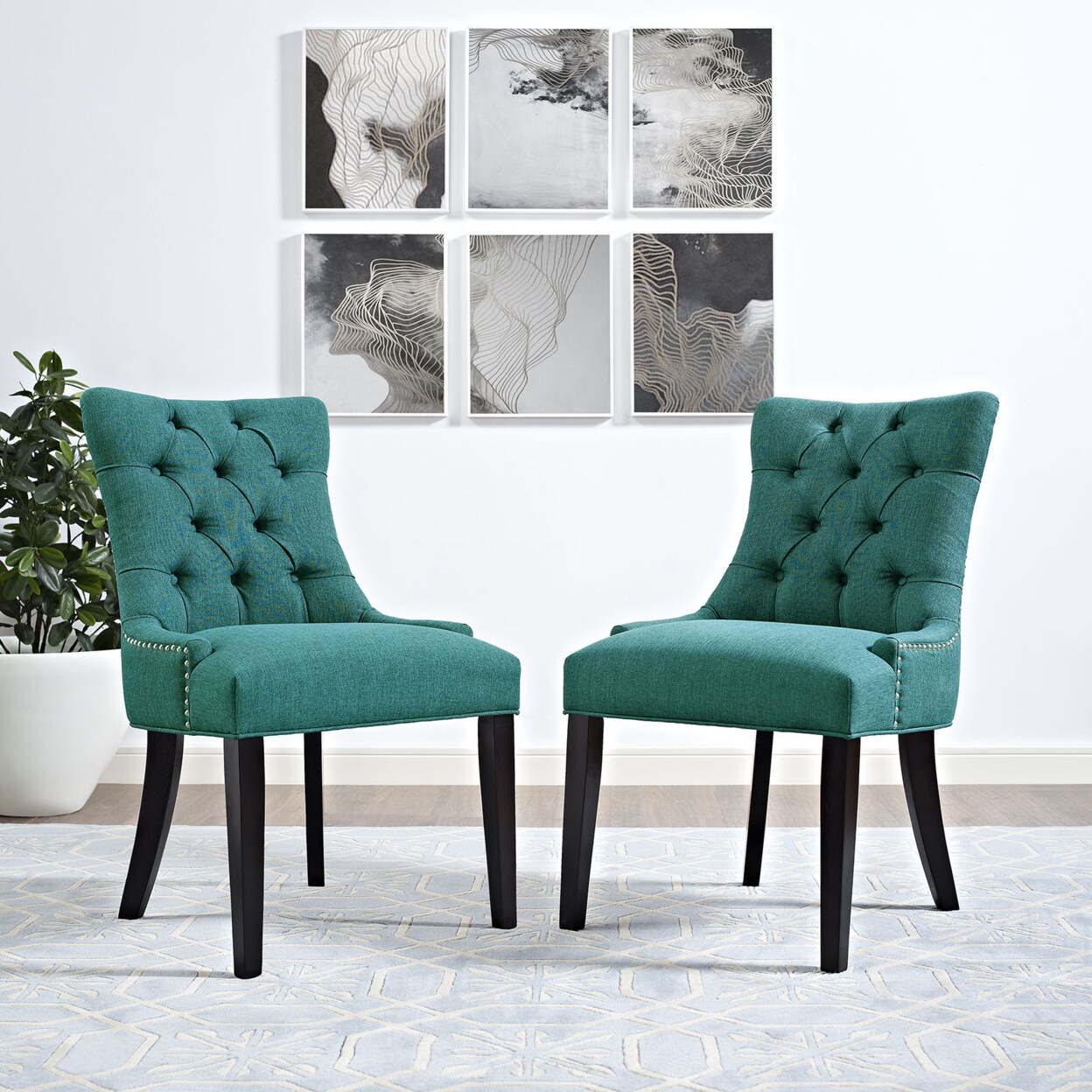 Modway Regent Tufted Fabric Dining Chair-EEI-2223