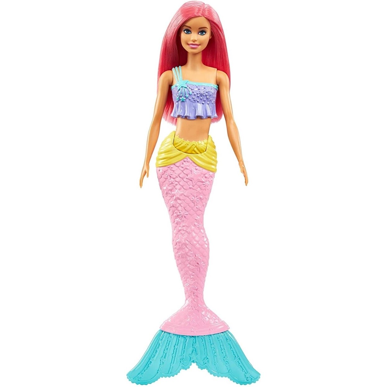 Mattel Barbie Dreamtopia Mermaid Doll Pink Hair Moving Fin GGC09 Sirena