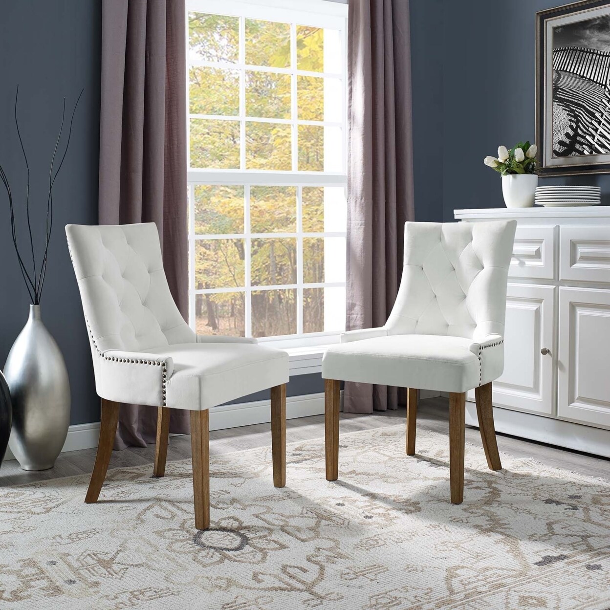 Modway Pose Dining Chair Performance Velvet Set of 2-EEI-3504