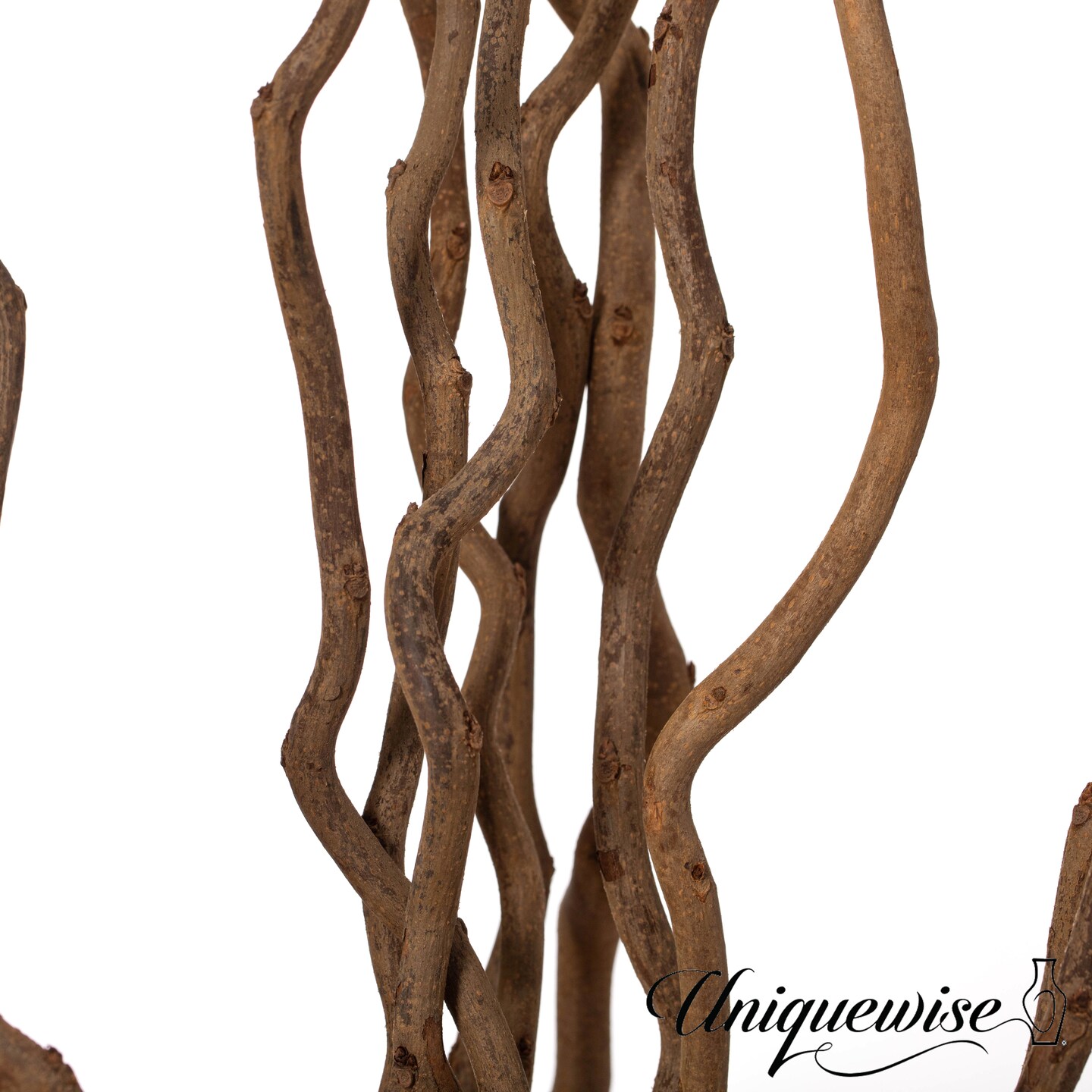 Uniquewise 12 pcs Natural Decorative Dry Branches Authentic Sticks, Home Decoration and Wedding Craft, DIY Greenery Plants Craft Vases fillers Garden Hotel Farmhouse Decor