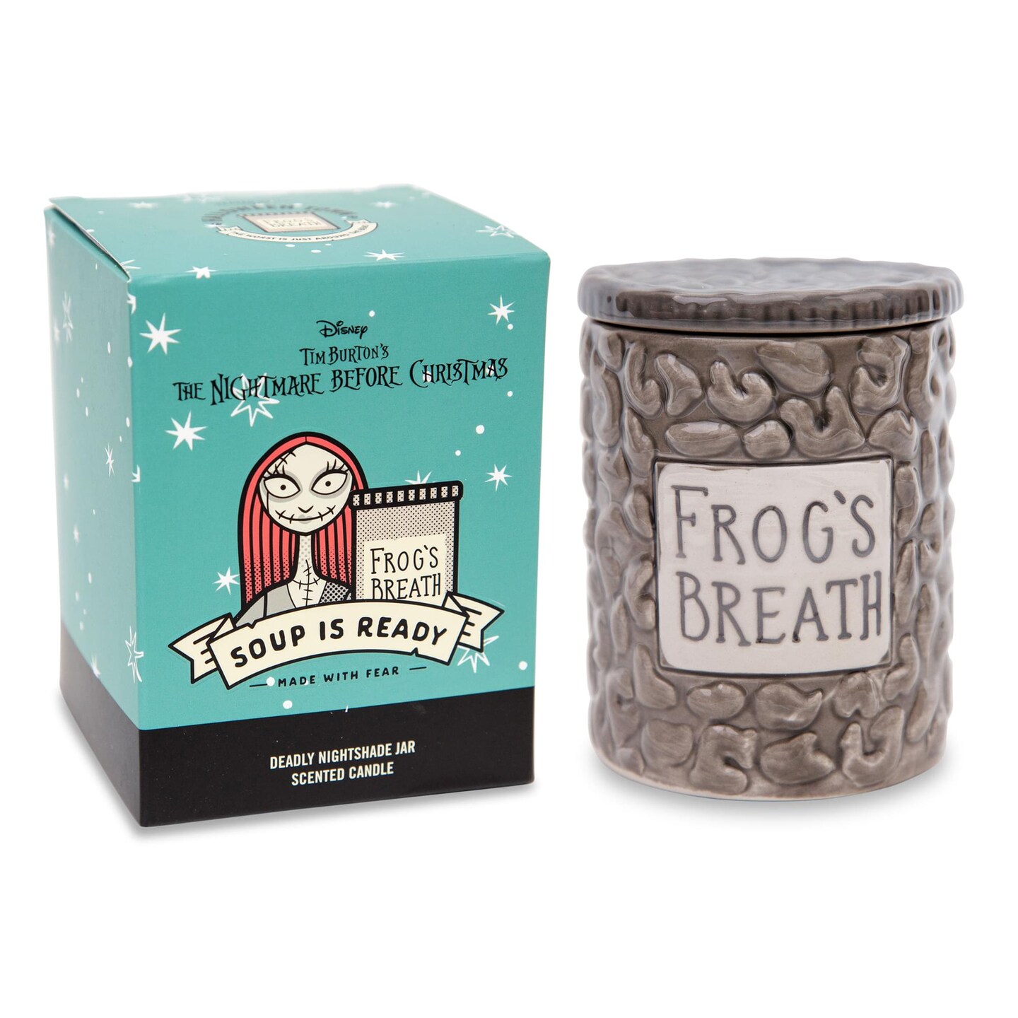 Disney The Nightmare Before Christmas Sally&#x27;s Jar Ceramic Candle | Frog&#x27;s Breath