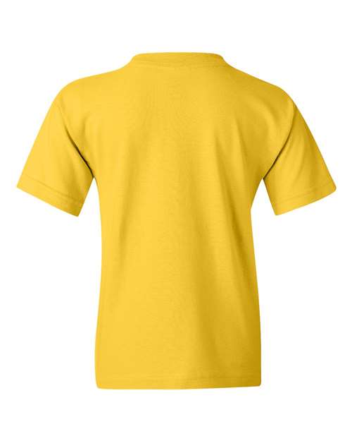 Youth Heavy Cotton Short Sleeve T-Shirt Comfort Daily Wear