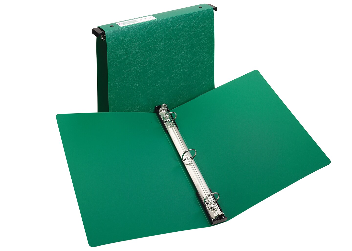 Avery Hanging Storage 3 Ring Binder, 1" Round Rings, 1 Green Binder (14802)